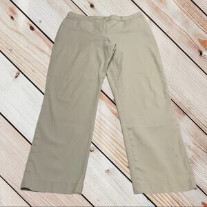 JONES NEW YORK Womens 10 Short Straight Khaki Pant